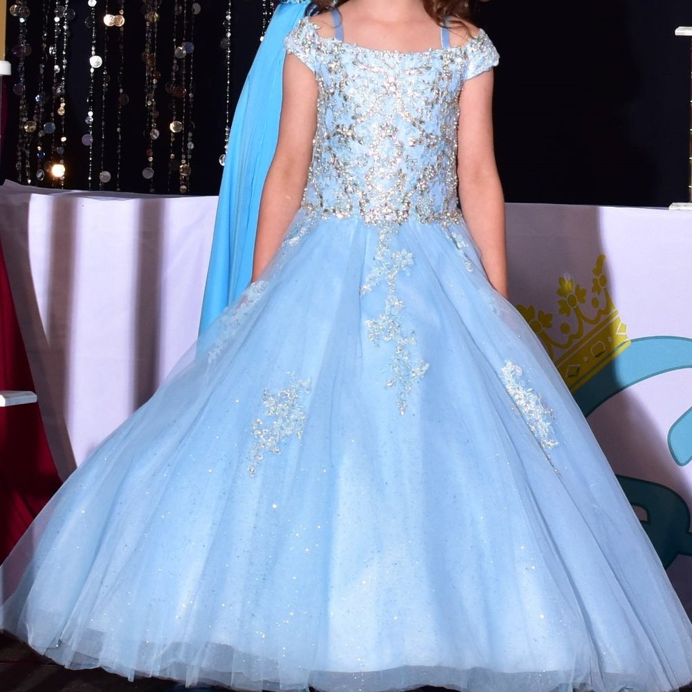 Tiffany gown, little girls 8